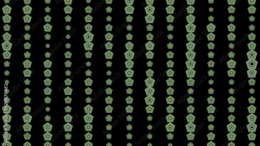 Green Transparent Abstract Background. Moving Pattern. Green Transparent Abstract Background. Moving Pattern.