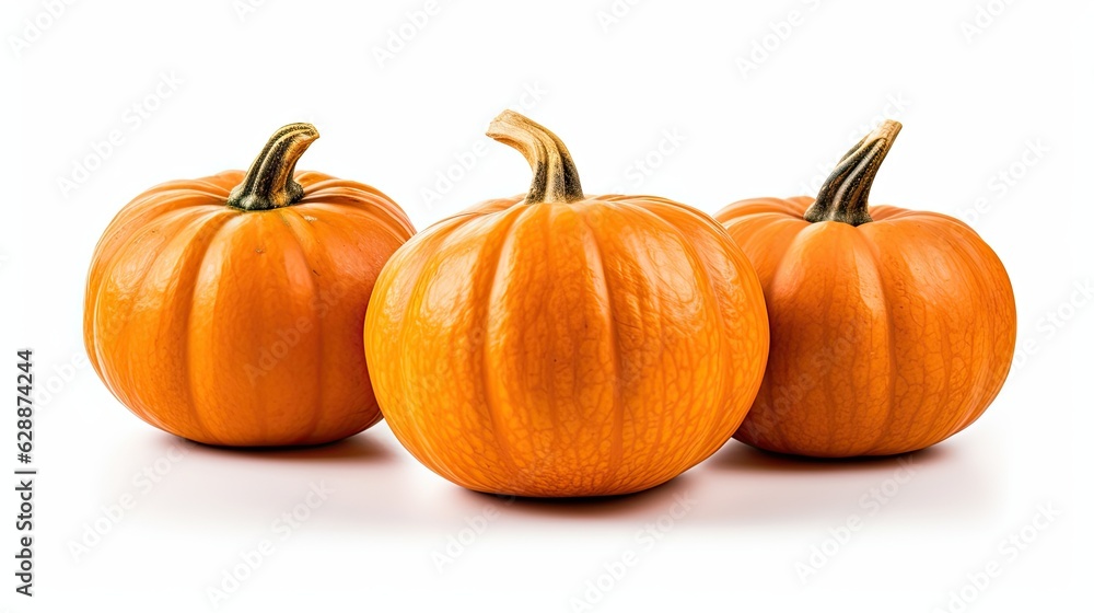 pumpkins isolated on white background pumpkins isolated on white background