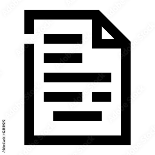 File icon. Internet technology concept. Icon in line style