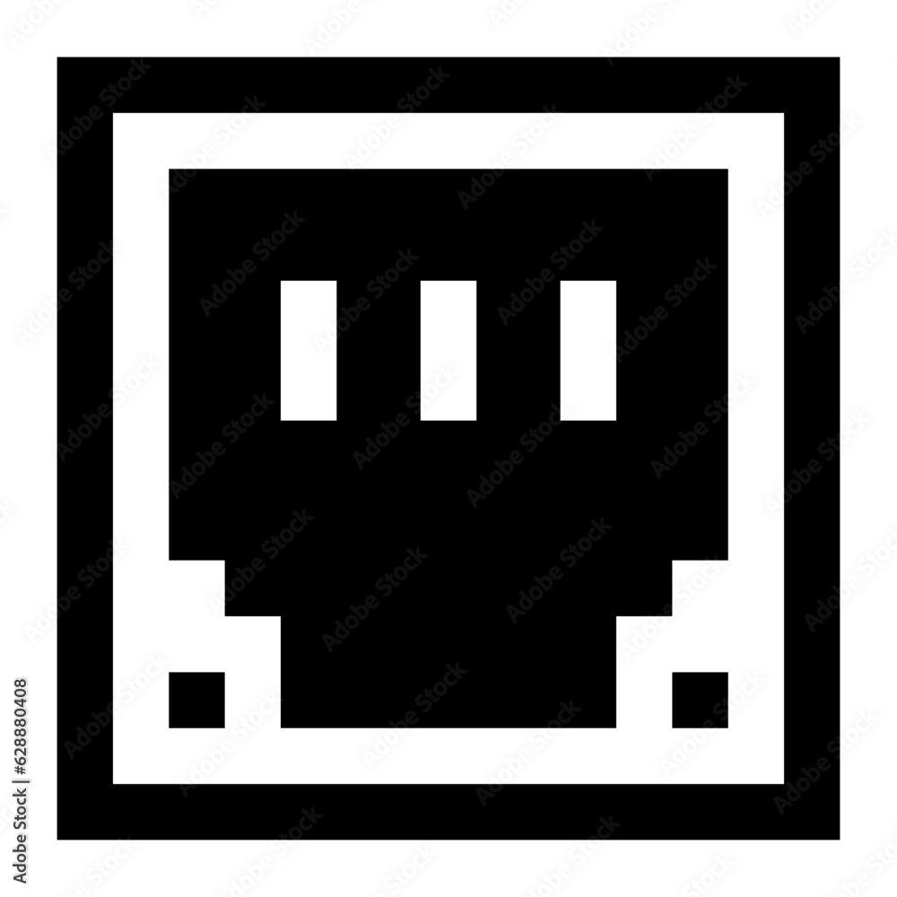 Ethernet icon. Internet technology concept. Icon in line style Ethernet icon. Internet technology concept. Icon in line style