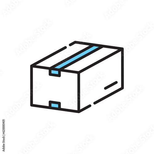 荷物　商品　箱　ダンボール　アイコン