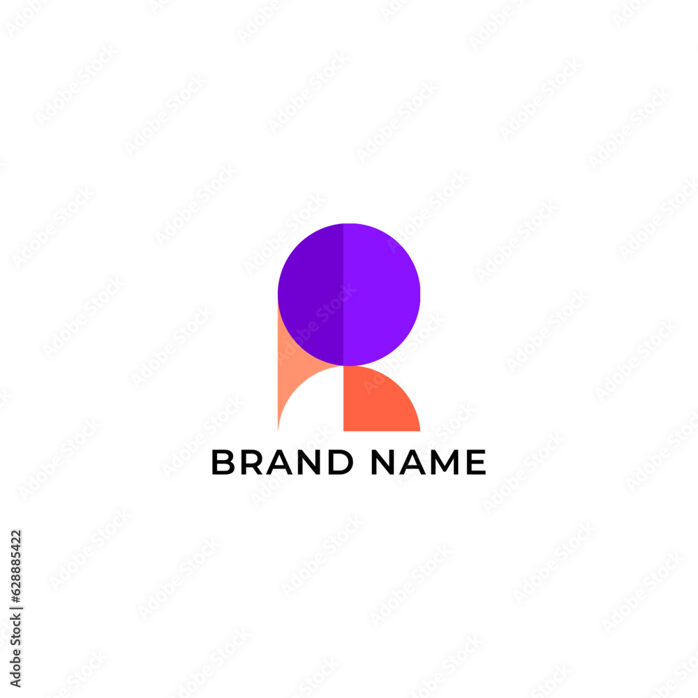 ILLUSTRATION LETTER R GEOMETRIC LOGO ICON PURPLE ORANGE COLOR TEMPLATE SIMPLE MINIMALIST DESIGN ELEMENT VECTOR GOOD FOR APPS, BRAND ILLUSTRATION LETTER R GEOMETRIC LOGO ICON PURPLE ORANGE COLOR TEMPLATE SIMPLE MINIMALIST DESIGN ELEMENT VECTOR GOOD FOR APPS, BRAND