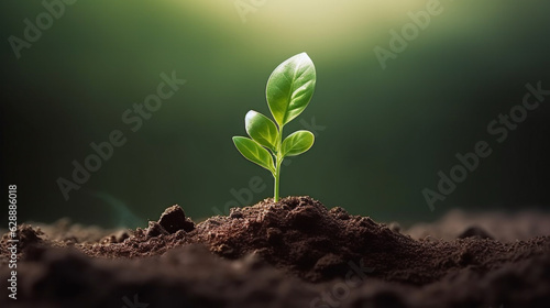 growing seedlings, generative ai