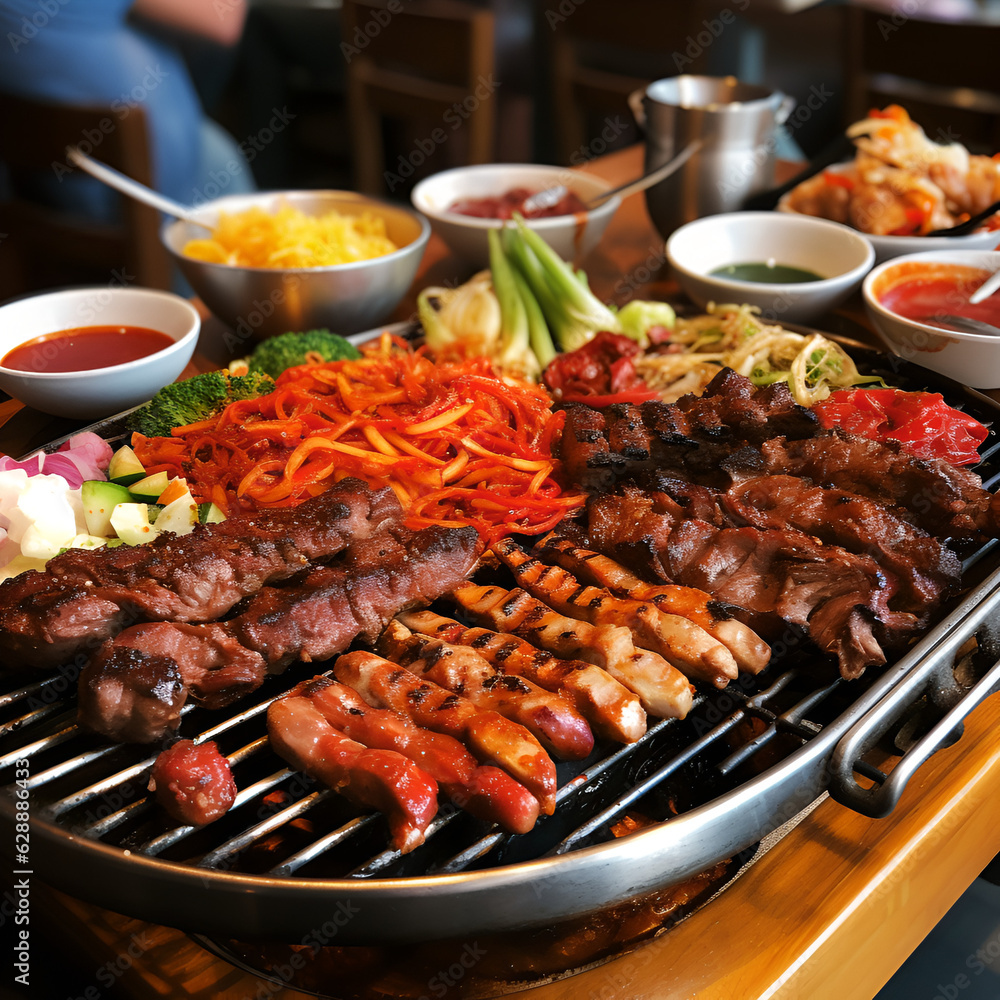 Korean Barbecue Food