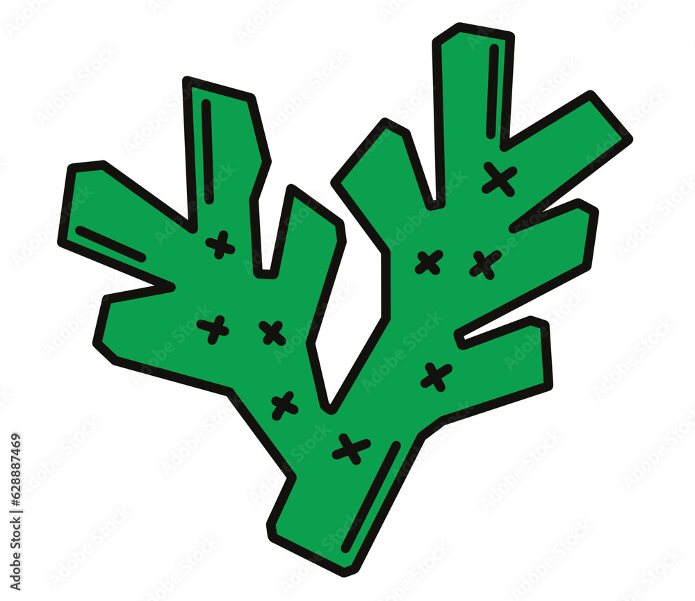 Obraz premium hand holding green leaf