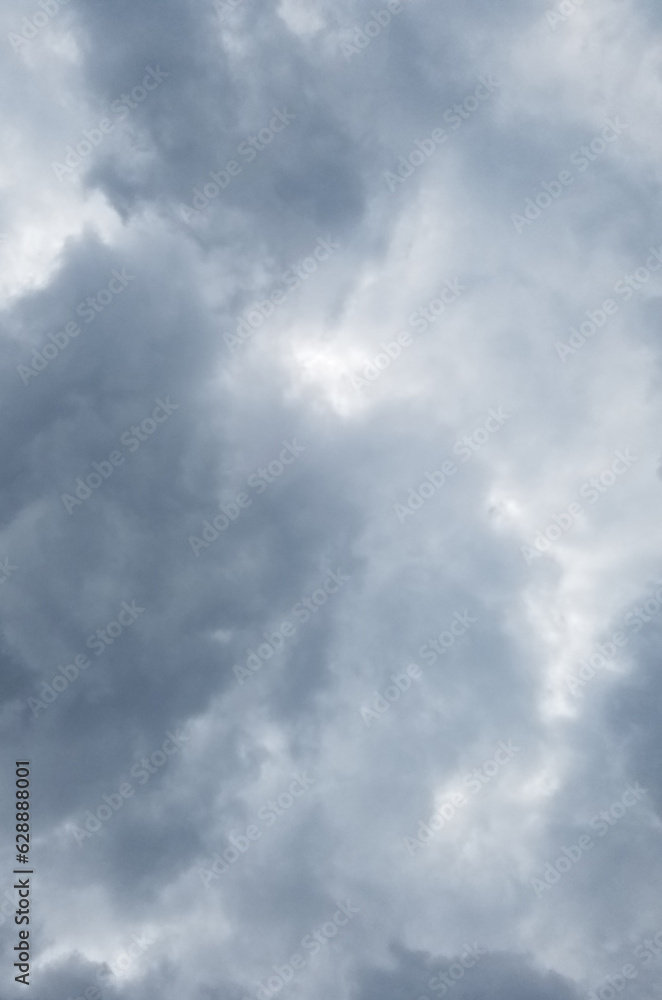 Sky and clouds in bad weather