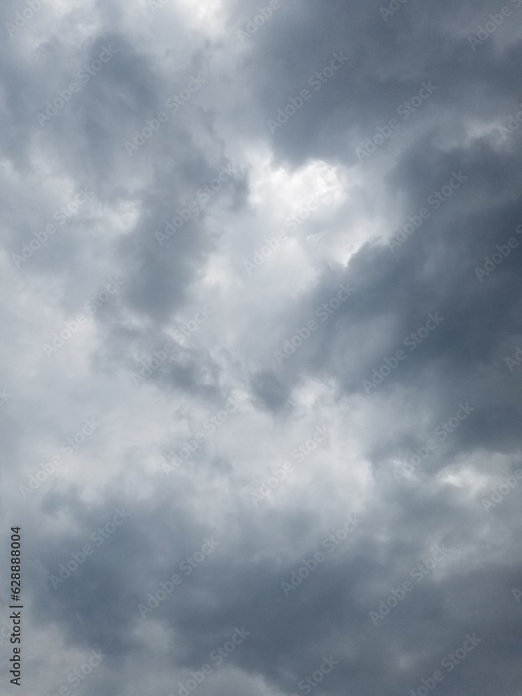 Sky and clouds in bad weather