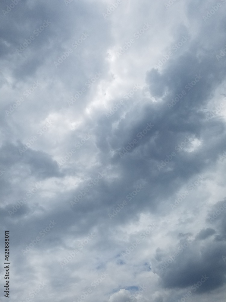 Sky and clouds in bad weather