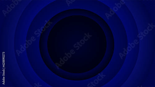 Dark blue repeating round overlay circles placeholder background for presentations.