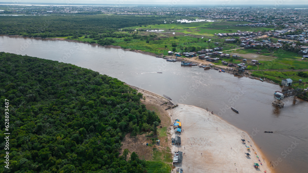 AMAZON BEACHES OF WHITE SAND, SEASON OF AMAZON BEACHES IN THE AMAZON