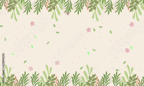 Floral frame Background