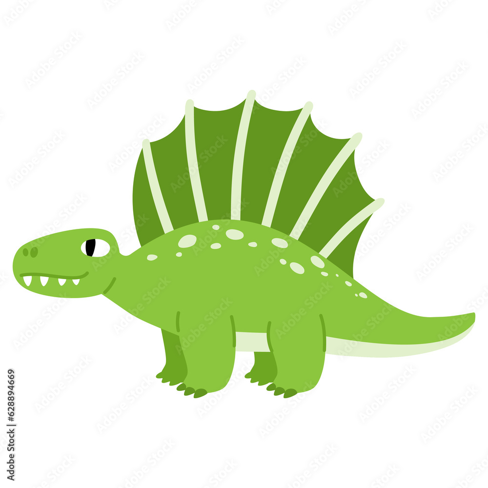 Obraz premium Dinosaur cartoon Clipart, dino cute