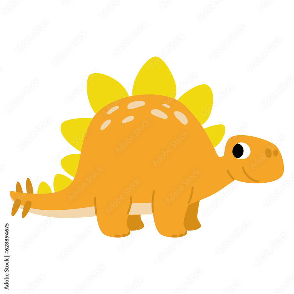 Fototapeta premium Dinosaur cartoon Clipart, dino cute