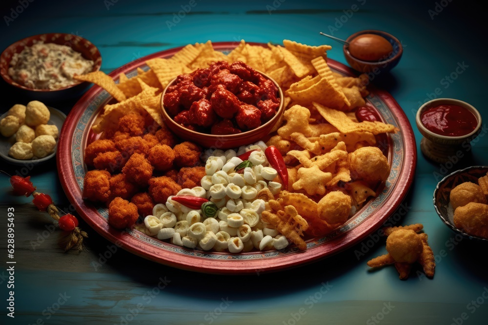 Appetizing Taco Bar with Frito Lay Snacks and More Appetizing Taco Bar with Frito Lay Snacks and More