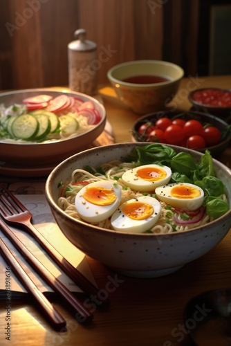 Noodles and Eggs - A Delicious and Healthy Meal