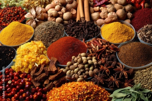 Variety of Spices and Herbs