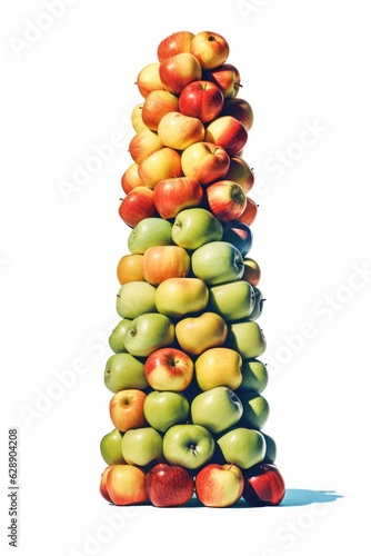 Colorful Apple Stack