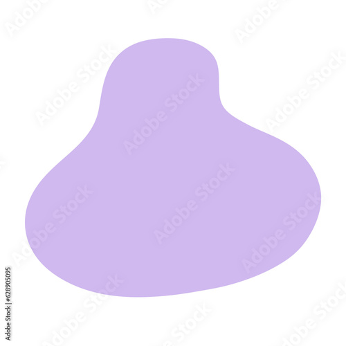 Blob color shape decoration