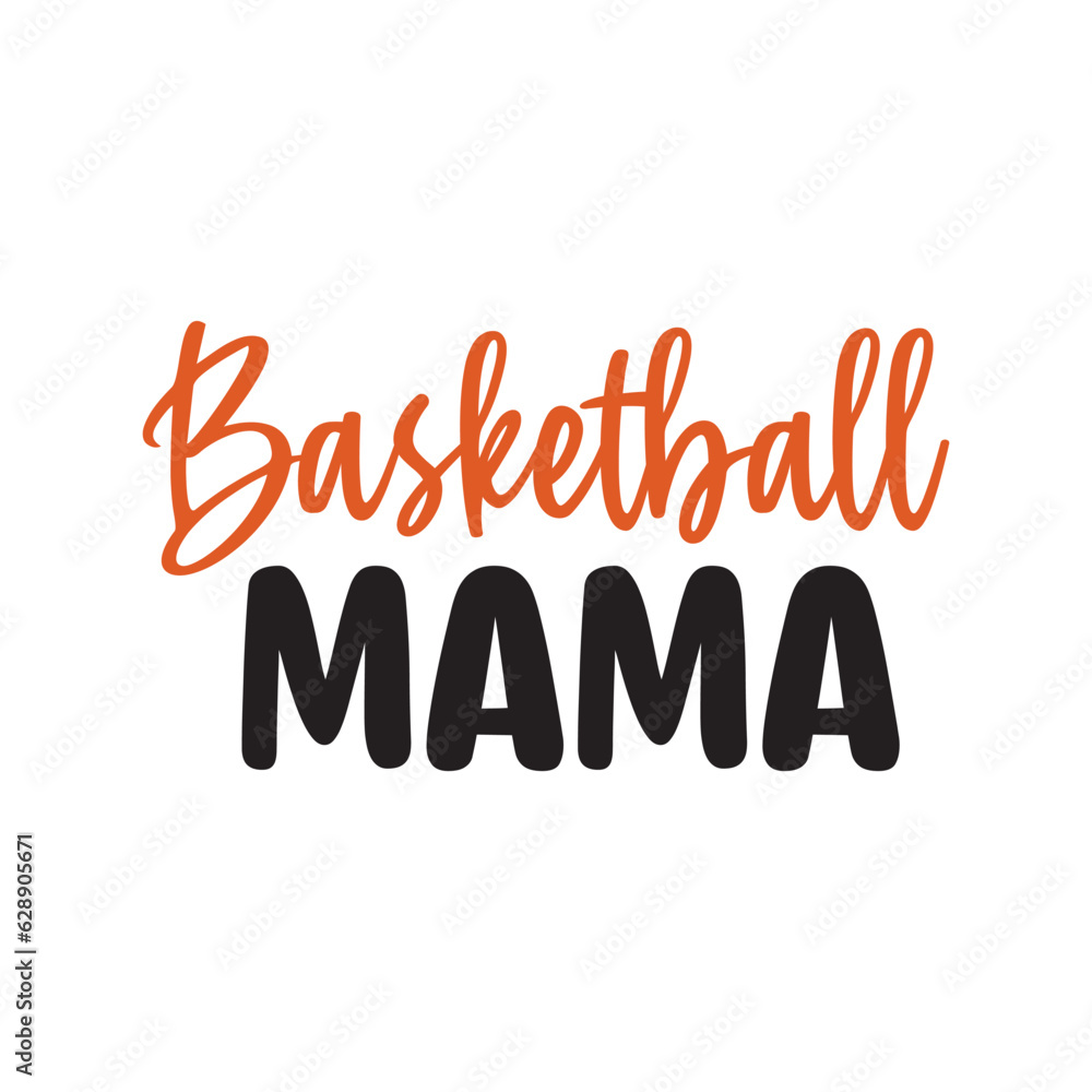 Naklejka premium basketball mama