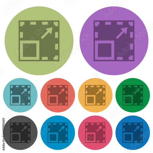 Maximize element solid color darker flat icons © botond1977