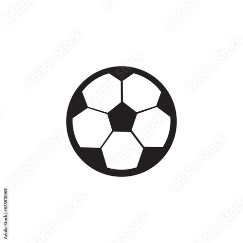 soccer ball icon vector symbol © MD_01