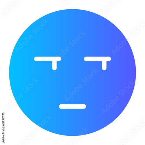 suspicious gradient icon