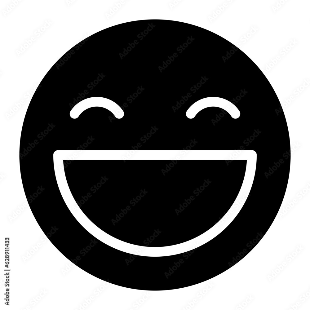 grinning glyph icon grinning glyph icon
