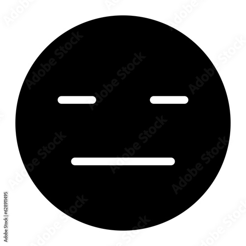 no expression glyph icon