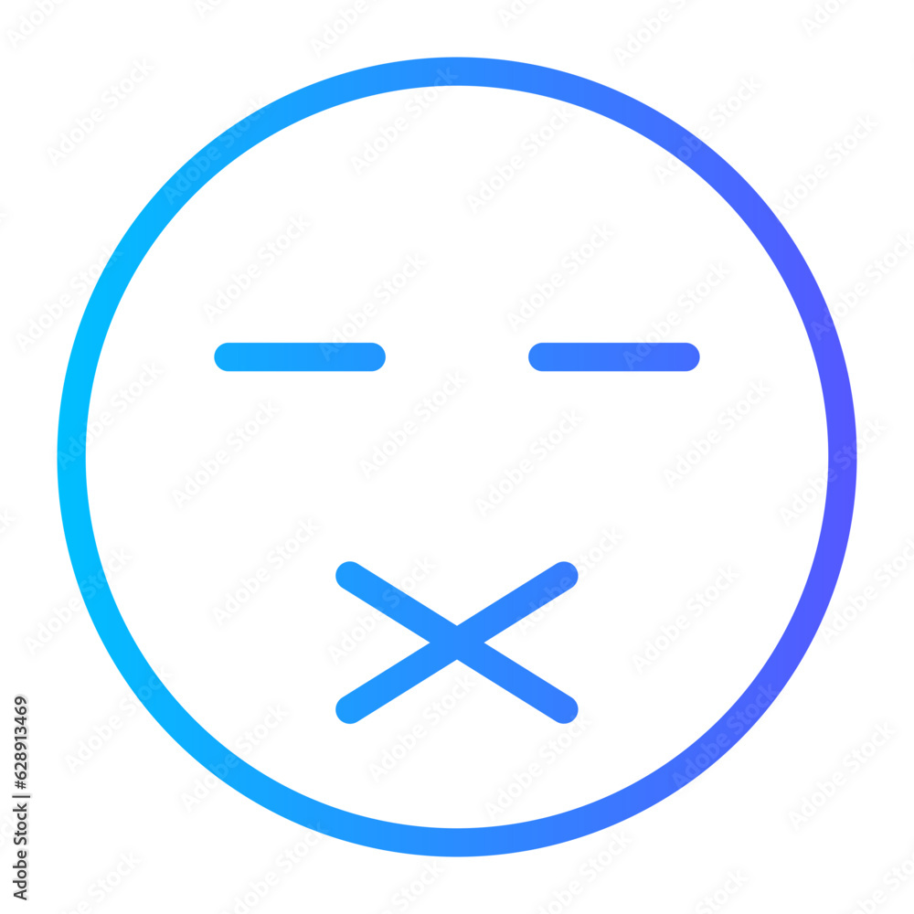 Obraz premium muted gradient icon