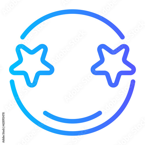 famous gradient icon