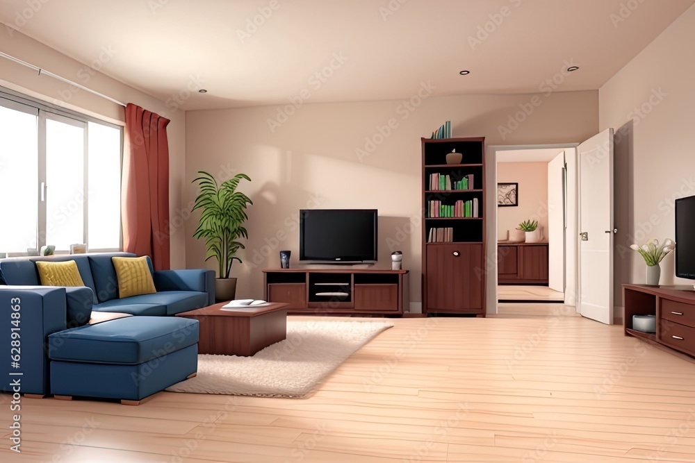 Fototapeta premium modern living room