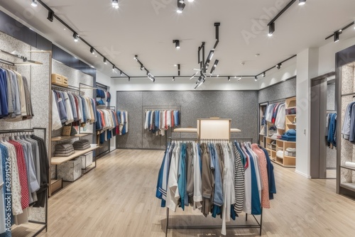 interior of a clothing store