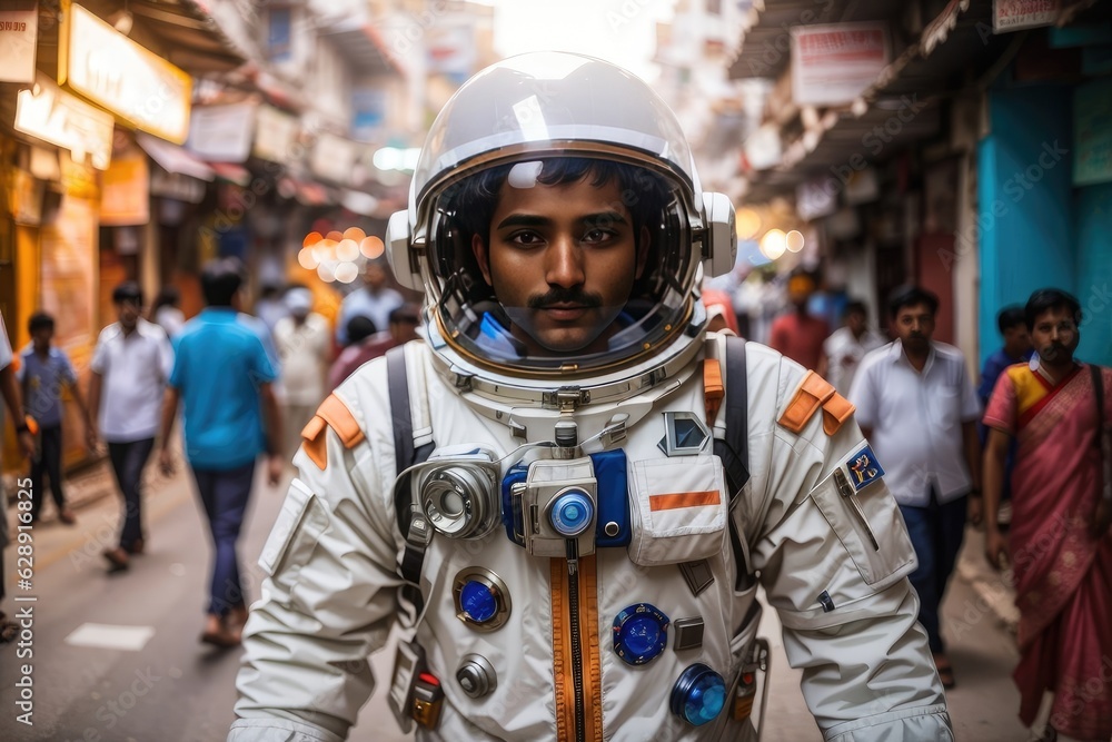 Astronaut on the streets Astronaut on the streets