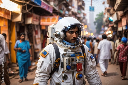 Astronaut on the streets