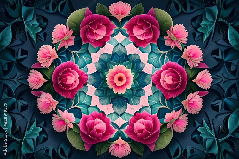 red roses background generated Ai red roses background generated Ai