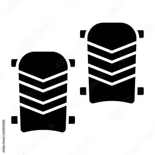 Shin Guards Glyph Icon