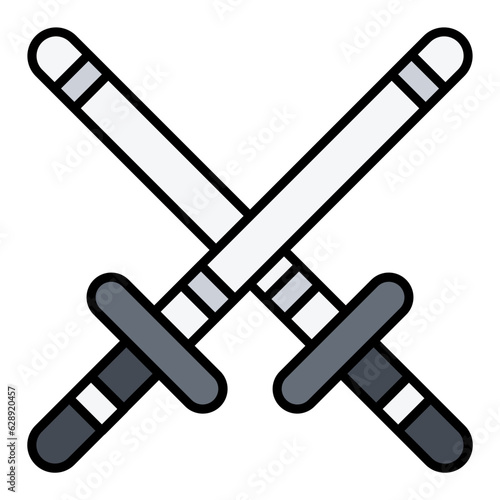 Kendo Line Color Icon