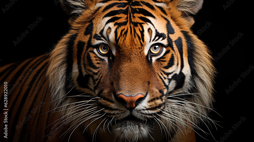 Tiger Face - AI Generative Tiger Face - AI Generative