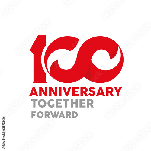 100th anniversary vector work, 100. year celebration