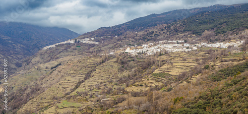 Bubion and Capileira from Pampaneira village in Alpajurra of Granada province, Spain © estivillml
