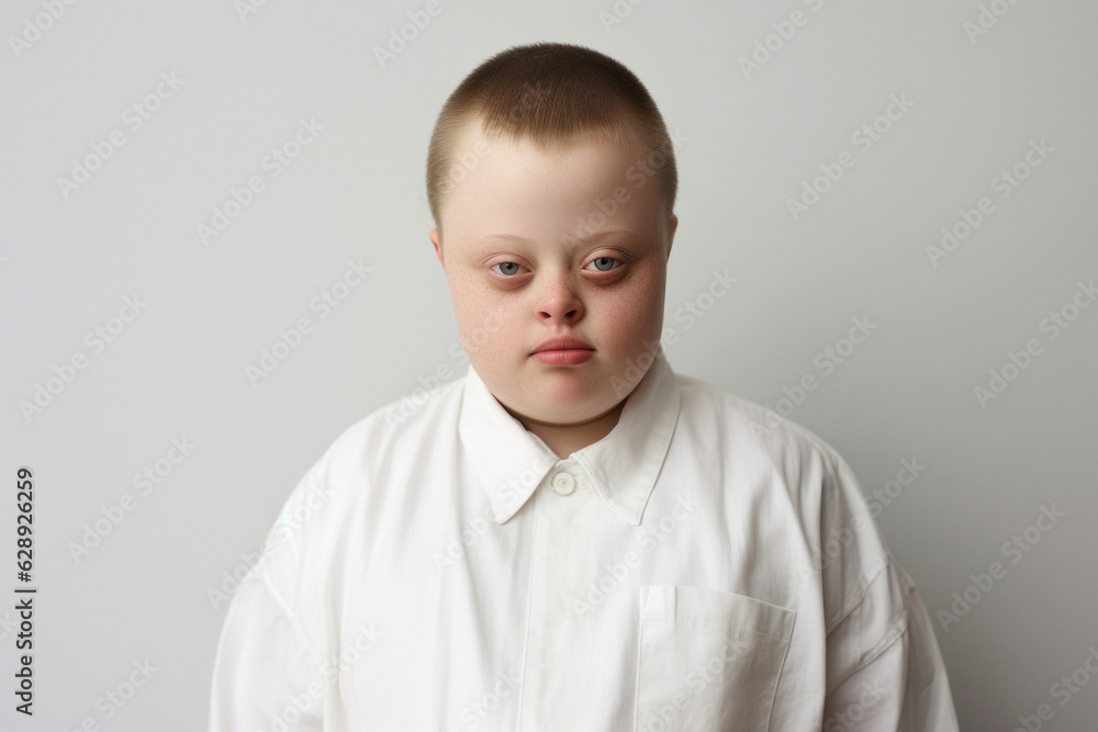 Portraits of a woman with Down syndrome who is developing into a professional fashion model. Portraits of a woman with Down syndrome who is developing into a professional fashion model.