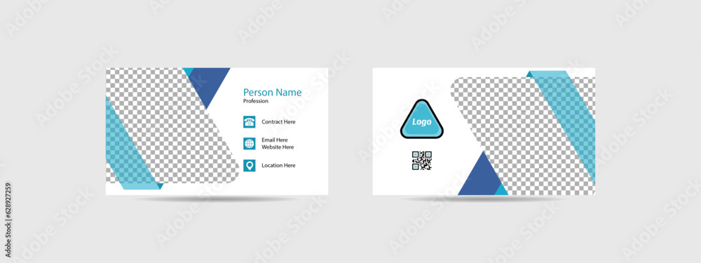 Creative Business card design. Create your identity easily. 