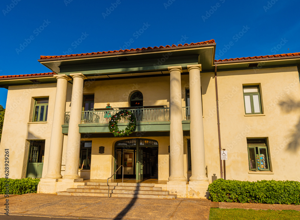 Φωτογραφία The Historic Lahaina Court House on Wharf Street, Lahaina, Maui, Hawaii, USA