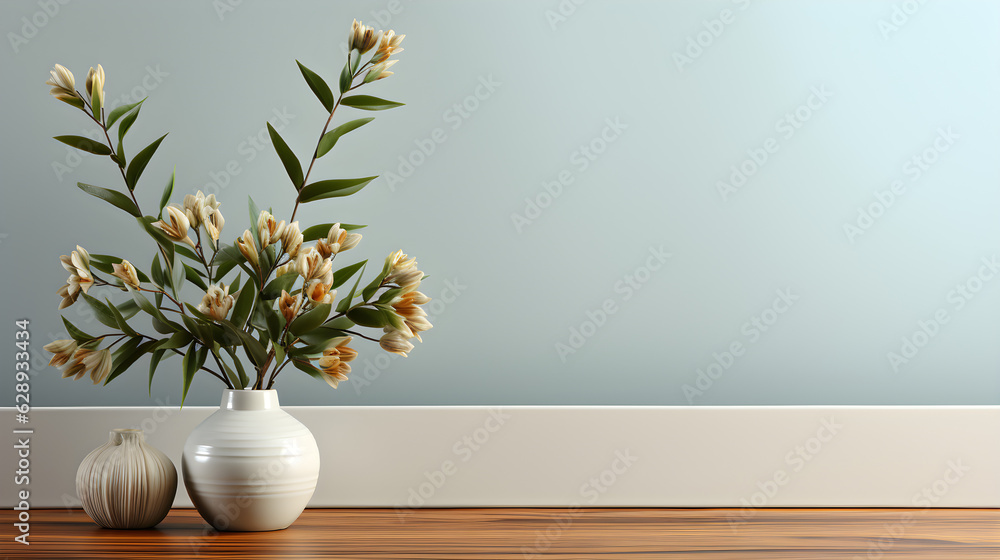 Fototapeta premium minimal background living room ai generated