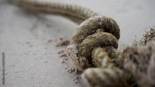 close up of a rope