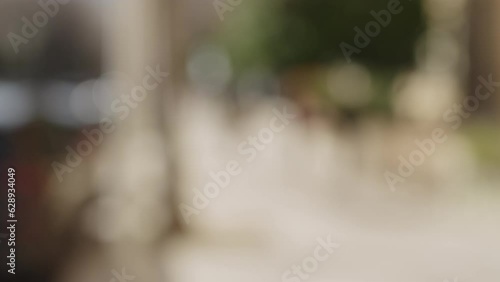 Wallpaper Mural Out of focus background of city street of Nice Torontodigital.ca