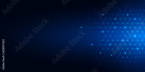 Abstract technology background with geometric texture and grid pattern for your graphic design