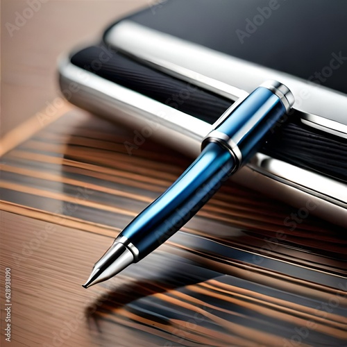 pen on the document