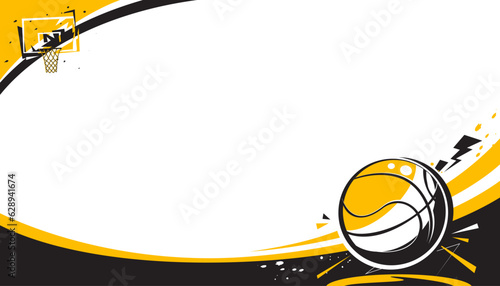 Basketball background design. sport concept