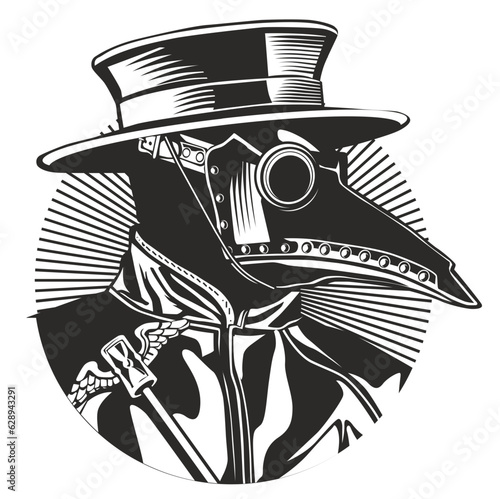 The Plague Doctor Illustration 